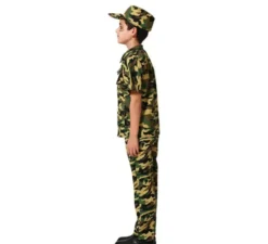 Costume militare tuta mimetica per ragazzo