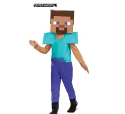 Costume Minecraft Steve Deluxe per ragazzi
