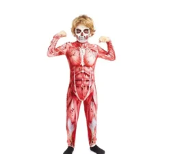 Costume modello anatomico con muscoli per bambini e adolescenti