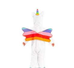 costume multicolore Unicorno con le ali bambino