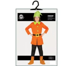 Costume nano arancio e verde per bambini