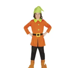 Costume nano arancio e verde per bambini