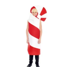 Costume natalizio da bastoncino di zucchero per bambini