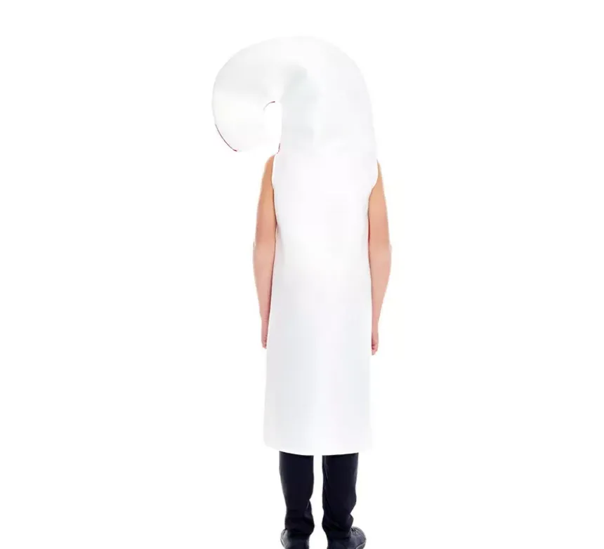 Costume natalizio da bastoncino di zucchero per bambini