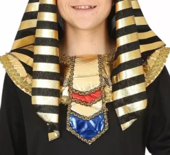 Costume nero da faraone egiziano per ragazzi