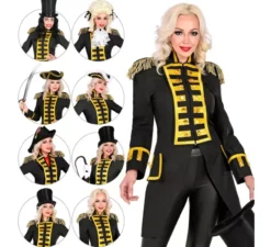 Costume o giacca Black Parade Frac per donna