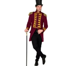 Costume o giacca da parata bordeaux da uomo