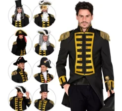 Costume o giacca da uomo Black Parade Frac