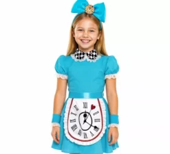 Costume o kit Alice nel Paese delle Meraviglie per bambine