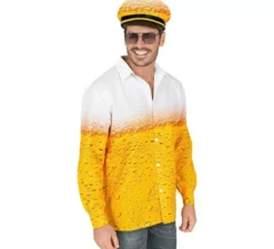 Costume o kit da birra per uomo: maglietta e cappello