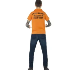 Costume o kit da prigioniero senza pantaloni per uomo