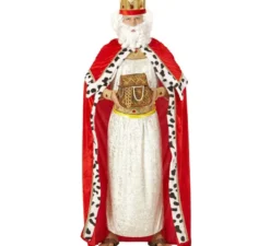 Costume o Kit del Mago Re Gaspare o Medievale per uomo: Capo e Corona