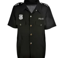 Costume o maglietta da agente di polizia per uomo