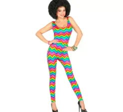 Costume Onde Anni '70 Multicolor per Donna