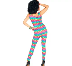 Costume Onde Anni '70 Multicolor per Donna