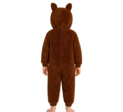 Costume o pigiama da mostro marrone Lulu per bambini