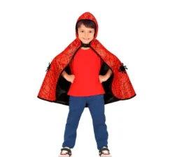 Costume o Poncho reversibile: Super Hero Spider e Bat Child