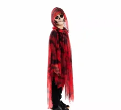 Costume o tunica da spirito maligno rosso per ragazzi