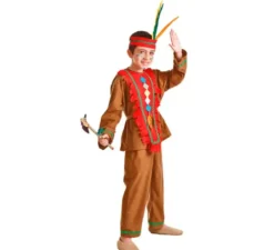 Costume per bambini marroni indiani