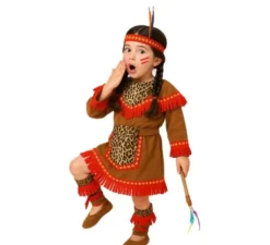 Costume per bebé indiana deluxe per bambine 2-3 anni