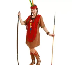 Costume per donna dall'india marrone