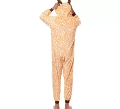Costume pigiama da cervo a pois per uomo