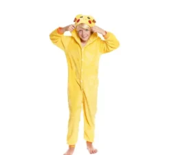 Costume pigiama da cincillà elettrico con cappuccio per bambino