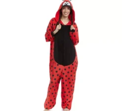 Costume pigiama da coccinella per adulto