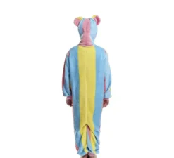 Costume pigiama da lama multicolore con cappuccio per ragazzo