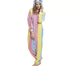 Costume pigiama da lama multicolore per donna