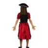 Costume pirata granato per bambina