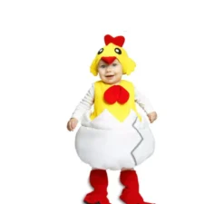 Costume pulcino con guscio per bambini