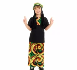 Costume Rastafari giamaicano per bambini