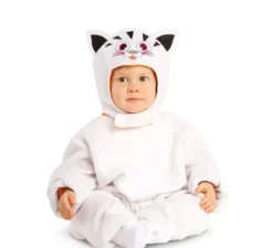 Costume reversibile cane e gatto 2x1 per neonato e bambino