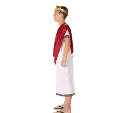 costume romano bianco per caped bambino