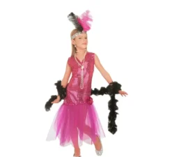 Costume rosa Charleston Girl per bambina