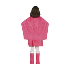Costume rosa da supereroina per bambina