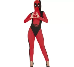 Costume rosso antieroina da donna