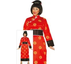 Costume rosso cina per donna