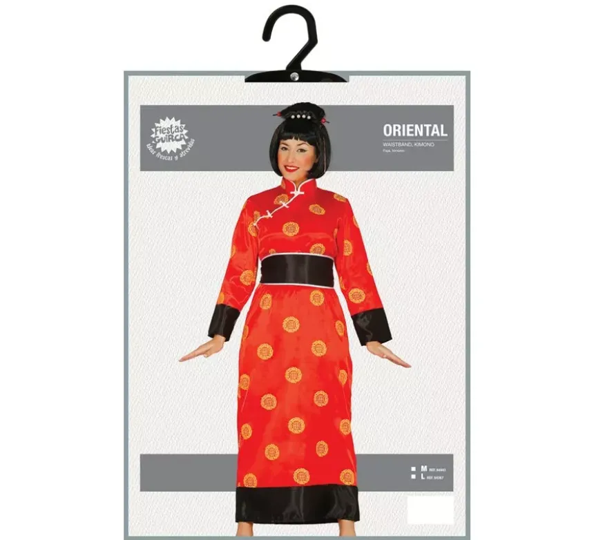 Costume rosso cina per donna