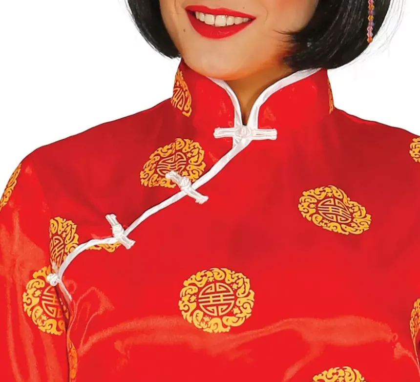 Costume rosso cina per donna