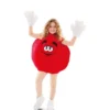 Costume rosso cioccolato per bambini