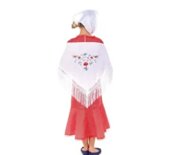 Costume rosso da Chulapa per bambina