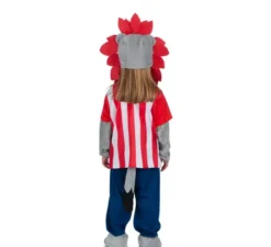 Costume rosso e bianco dell'Indi Atlético de Madrid per bambino