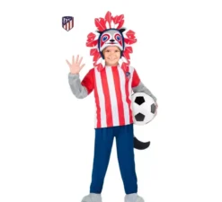Costume rosso e bianco dell'Indi Atlético de Madrid per bambino