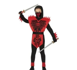 Costume rosso e nero da Cobra Ninja per bambino