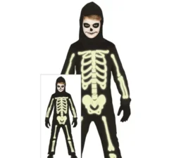Costume scheletro luminoso per bambini