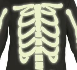 Costume scheletro luminoso per bambini