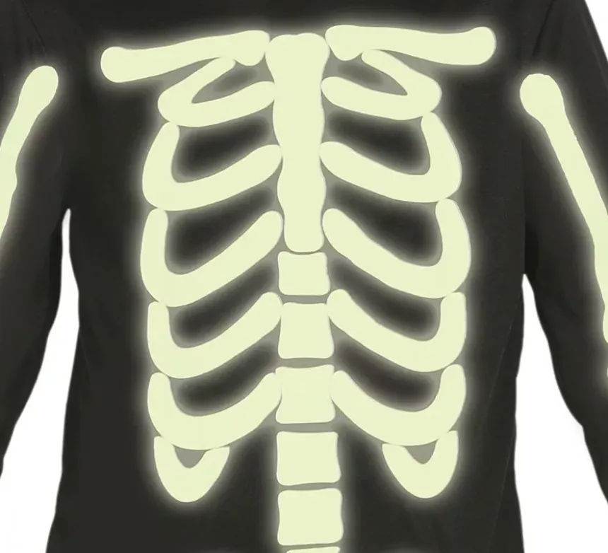 Costume scheletro luminoso per bambini