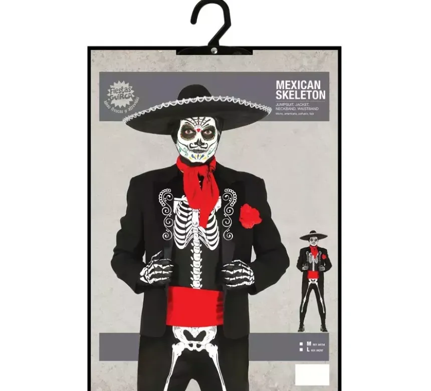 Costume scheletro messicano